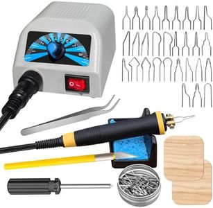 FIRElood LH20 Wood Burning Kit,Wood Burning Tool, Adjustable Temperature Wood Burner Kit,professional wood burning kit for Adults Beginners Craft,pyrography pen Comes With 30Pyrography Wire Tips