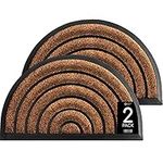 2 Pack Door Mats - 30x18 Door Mats Outdoor - Door Mat - Welcome Mat - Welcome Mats Outdoor - Doormat - Front Door Mats Outdoor - Entryway Rug - Outdoor Mat - Door Mats Indoor - Brown Doormat - Mat Rug