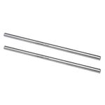 sourcing map Round Steel Rod, 7.5mm HSS Lathe Bar Stock Tool 200mm Long, for Shaft Gear Drill Lathes Boring Machine Turning Miniature Axle, Cylindrical Pin DIY Craft Tool, 2pcs