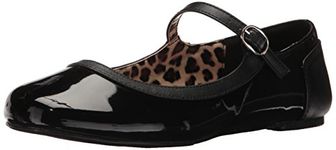 Pleaser Pink Label Women?s Anna-02 Ballet Flats, Black (Blk Pat-Faux Leather), 13 UK 46 EU