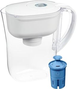 Brita Water Filter Pitcher for Tap and Drinking Water with 1 Elite Filter, Reduces 99% Of Lead, Lasts 6 Months, 6-Cup Capacity, BPA Free, White