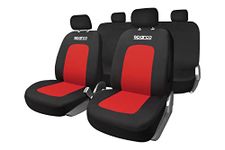 SPARCO set of Sparco Sport seat covers black/red universal