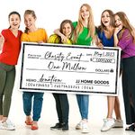 JJ CARE Giant Check [60" x 30"] - Dry Erase Big Checks for Presentations, Oversized Checks for Presentation, Novelty Big Check, Giant Big Fake Check, Large Checks for Presentations, Donation, Awards