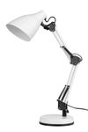 Premier Housewares Metal Table Lamp - White