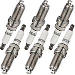 BDFHYK Set of 6 Iridium Spark Plug Compatible with Hyundai INFINITI Kia Nissan Scion Suzuki,1.8L 2.0L 2.4L 2.5L 2.7L 3.5L 3.8L 4.0L 4.5L 4.6L 5.6L L4 V6 V8, Engine Replacement for LFR5AIX-11 4469