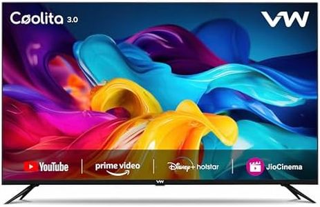 VW 60 cm (24 inches) Linux Frameless Series HD Ready Smart LED TV VW24C3 (Black) | with 18 Months Warranty