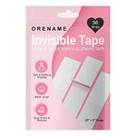 ORENAME Double Sided Body Tape Skin Tape Clothe Fabric Tape for Women Clothing and Body, All Day Strength Tape Adhesive, Invisible and Clear Tape for Sensitive Skins