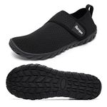 Racqua Water Shoes Beach Shoes Water Shoes Beach Shoes Women Women Swim Shoes Aqua Shoes Water Shoes Mens Swimming Shoes Swim Shoes Women Wet Shoes Aqua Socks Mens Water Shoes Black UE43=UK10