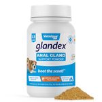 Vetnique Labs Glandex Dog & Cat Anal Gland Sac Fiber Supplement Powder With Pumpkin, Digestive Enzymes & Probiotics – Vet Recommended Healthy Bowels & Digestion - Boot The Scoot (70g Powder)