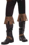 Forum Novelties Men's Renaissance Boot Tops Costume Accessory, Brown, One Size