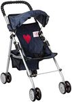 My First Doll Stroller Denim for Ba