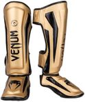 Venum Elite Standup Shin Pads - Silver/Black - M