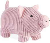 Sanlykate Fabric Decorative Door Stopper, 2.2LB Cute Interior Animal Doorstops, Anti Collision Heavy Duty Door Stoppers for Home, Book Stopper Weighted Floor Wall Protector, Pig