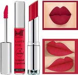 MI Fashion Made in India Lipstick Combo Offers 100% Veg Long Lasting - Spring Pink Liquid Matte Lipstick, Red Bomber Creamy Matte Lipstick