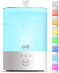 Everlasting Comfort 2.5L Top Fill Humidifiers for Bedroom, Quiet Ultrasonic Cool Mist Humidifier, Easy to Fill & Clean, Auto Shut-Off, 20 Hour Run Time, Aromatherapy