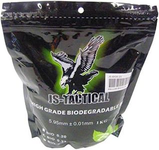 JS-TACTICAL Sacca Busta 1KG Pallini Fucile Softair BIODEGRADABILI 0.23G Bianchi JS-BIO0.23