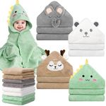 CandyHome 12 PCS Baby Bath Towels S