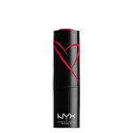 NYX Professional Makeup Shout Loud Satin Lipstick, Ultra-Saturated Colour, Vegan Formula, Cherry Charm