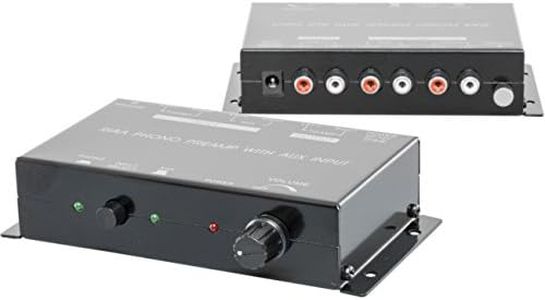 PRO1387 Pro2 Riaa Phono Preamp with AUX Preamp with AUX Input a-1387 Phono Amplitude Gain: 40Db (@1Khz), AUX Amplitude Gain: 6Db