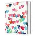 Fintie Photo Album 4x6 Photos - 300 Pockets Large Capacity Premium Vegan Leather Photo Book Cover for Family Wedding Anniversary Baby Vacation Pictures (Z-Raining Hearts)