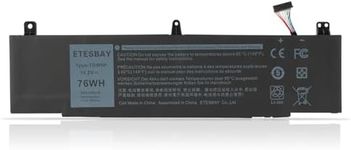 ETESBAY TDW5P Laptop Replacement Ba