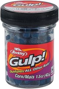 Berkley Gulp! Corn Fishing Bait, Blue Maize, 0.25in, Extreme Scent Dispersion, Great Replacement for Natural Corn, Ideal for Trout, Bass, Crappie, Catfish and More