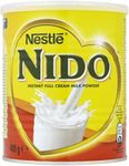 NIDO Instant Full Cream Milk Powder, Substitute for Fresh Milk, For Tea & Coffee 400 g Tin (Pack of 6)