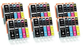 30 XL Ink Cartridges compatible with Canon PGI-550 CLI-551 for Pixma IP7200 IP7250 IX6800 IX6850 MG5400 MG5450 MG5500 MG5550 MG5600 MG5650 MG5655 MG6400 MG6450 MG6600 MG6650 MX725 MX920 MX925