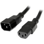 StarTech.com 6ft (1.8m) Power Extension Cord, C14 To C13, 10A 125V, 18AWG, Computer Power Cord Extension, IEC-320-C14 To IEC-320-C13 AC Power Cable Extension For Power Supply, UL Listed (PXT100)