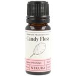 Nikura | Candy Floss Fragrance Oil - 10ml | Perfect for Soap Making, Candle Making, Wax Melts, Diffuser | Great for use in Bath Bombs, Perfume Oil, Perfume Scents | Vegan & UK Made