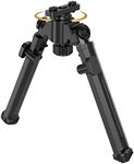 WANPION Rifle Bipod Rail Bipod with 360°Swivel, Easy Carry Folding Design 7 Adjustable Heights Quick Deploy Legs for Stability for Shooting