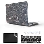 TeDaWen Laptop Case for MacBook Pro 13 Inch 2022-2020 Release : A2338 M2 M1 A2289 A2251 A2159 A1989 A1706 A1708, Laptop case and Keyboard Cover, Formula Diagram (Rose Gold) 3