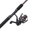 Ugly Stik GX2 Spinning Reel and 7' Fishing Rod Combo Travel Kit, Includes Cloth Travel Bag, 4-Piece, Graphite and Fiberglass Rod with Clear Tip Design