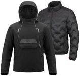 KEMIMOTO Winter 3-in-1 Motorcycle Jacket for Men with Detachable Liner