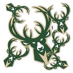 Desert Cactus Milwaukee Bucks NBA Officially Licensed Sticker Vinyl Decal Laptop Water Bottle Car Scrapbook (Type 3 Primary)