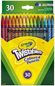 Crayola; Twistables; Colored Pencils; Art Tools; 30 Count; Bright Bold Colors; Great for Adult Coloring