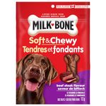 Milkbone Soft & Chewy Dog Treats, Beef Steak Flavour, 12 pack, 113g