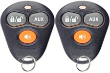 KeylessOption Keyless Entry Remote Starter Car Key Fob Alarm For Aftermarket Viper Automate EZSDEI474V 473V (Pack of 2)