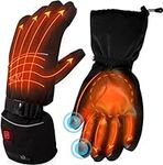 AKASO Heated Gloves for Men Women, 