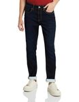 Symbol Premium Men's Slim Fit Stretch Jeans (All Day Comfort) (SP-S24-M-DNM-102_Dark Indigo_34)