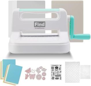 Find Scrapblooms Manual Die Cutting & Embossing Machine,A5 DIY Die Cutting Machine for Cardmaking,Scrapbooking,Paper Craft,6'' openning