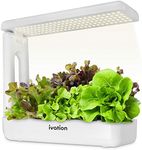 Ivation 11-Pod Indoor Hydroponics Growing System Kit with LED Grow Light, Herb Garden Germination Planter for Herbs, Vegetables, Plants Flowers and Fruit