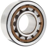 SKF NU 205 ECP/C3 Cylindrical Roller Bearing, Single Row, Removable Inner Ring, Straight Bore, High Capacity, C3 Clearance, Polyamide/Nylon Cage, Metric, 25mm Bore, 52mm OD, 15mm Width