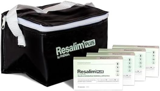 Resalim PLUS - Complemento Alimenticio para Ayudar a Metabolizar Bebidas y Alimentos, Ayuda a disminuir el cansancio y la fatiga - Pack de 4