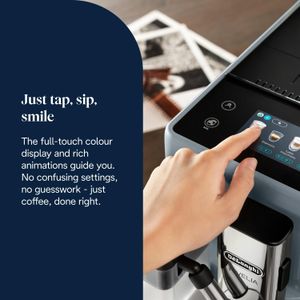 Delonghi Rivelia Coffee Machine – Pebble Grey