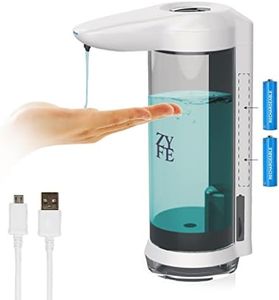 RE-Chargeable Automatic Soap Dispenser - 22oz Dish Soap Dispenser for Kitchen Sink - 650ml Hand Soap Dispenser Bathroom Touchless Infrared Sensor Battery Hand Soap Dispenser