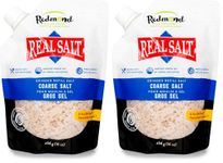 Redmond Real Sea Salt – Natural Unrefined Coarse Salt, 16oz pouch (Pack of 2)