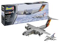 Revell 03789 Model Making I Air Defender I Construction Kit I Scale 1:144 I 223 Pieces I Craft Set from 12 Years I Precision Masterpiece in The Sky, Moulded Colour