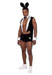 Roma Playboy Men’s Sexy Tuxedo Bunny Fancy Dress Costume | Sexy Fancy Dress Costumes Medium