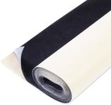 Adhesive Velvet Roll of Fabric for Crafts (17.7 x 78.7 in, Black)